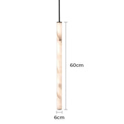 Thistle Curve Marble Pendant Light — gallery image 10