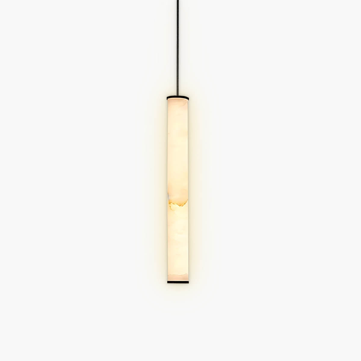 Thistle Curve Marble Pendant Light — gallery image 1