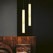 Thistle Curve Marble Pendant Light — gallery image 2