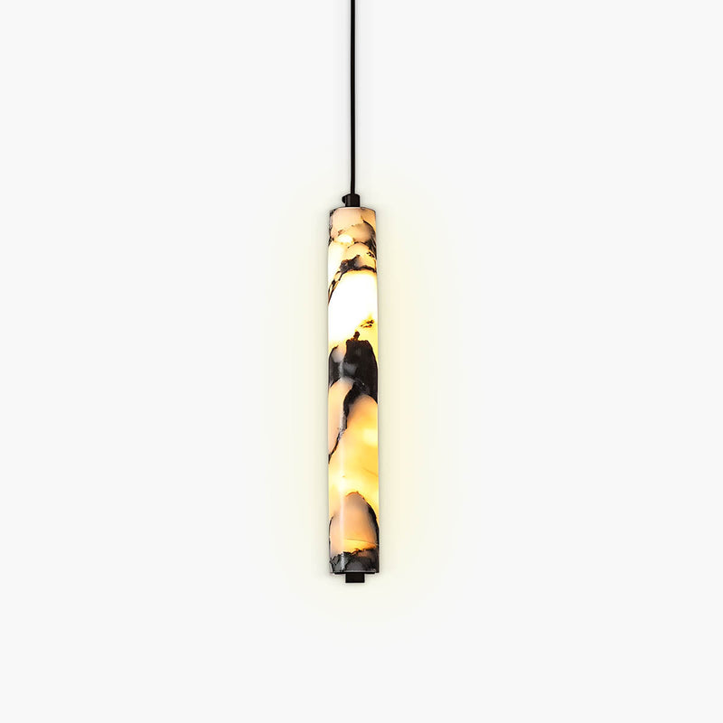 Fennel Curve Marble Pendant Light — gallery image 1