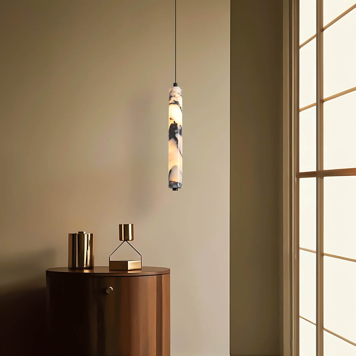 
Fennel Curve Suspension en marbre — photo 3