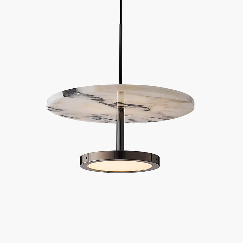 Haddon Curve Marble Pendant Light — gallery image 1
