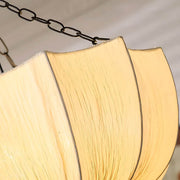 Briarwood Curve Iron Pleated Chandelier — gallery image 9