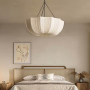 Briarwood Curve Iron Pleated Chandelier — gallery image 8