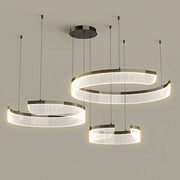 Chestnut Curve Aluminum Spiral Chandelier — gallery image 12