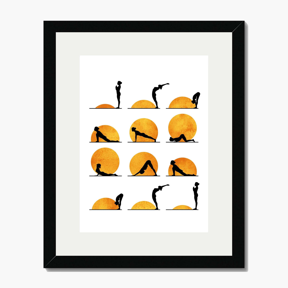 Waverley Curve Sun Wall Art Print — gallery image 1
