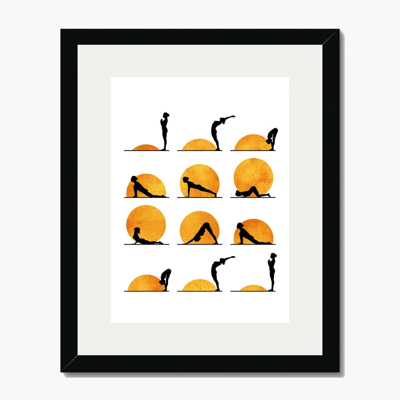 Waverley Curve Sun Wall Art Print — gallery image 1