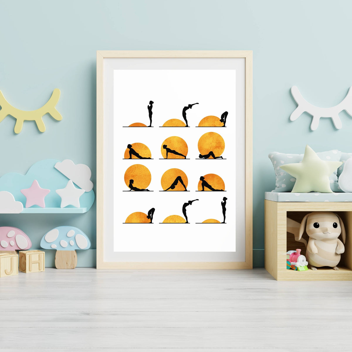 Waverley Curve Sun Wall Art Print — gallery image 18