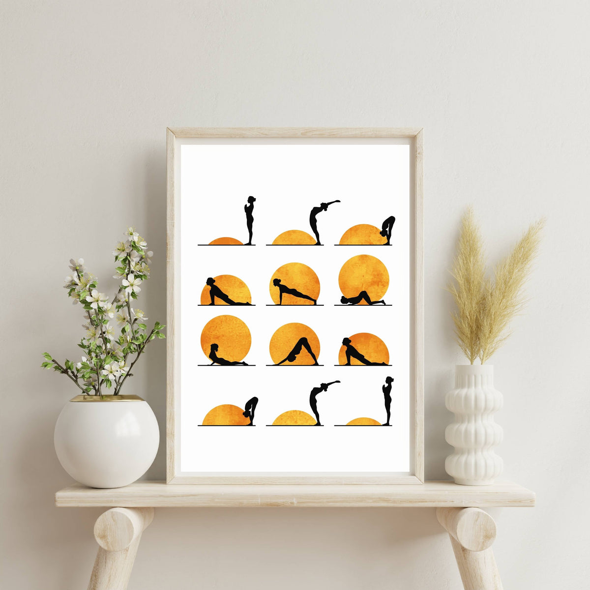 Waverley Curve Sun Wall Art Print — gallery image 5