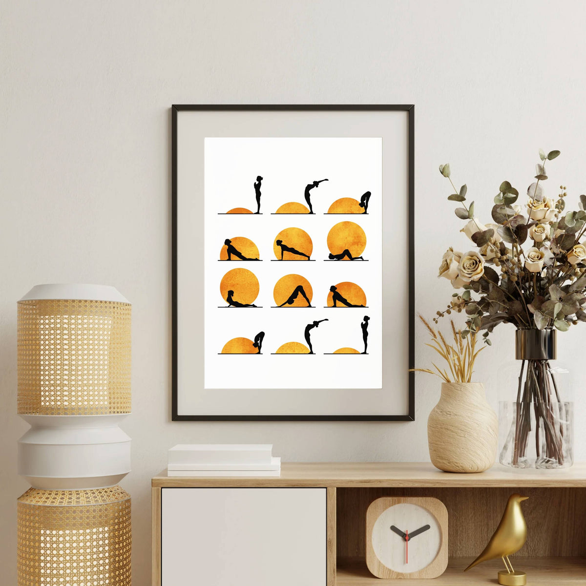 Waverley Curve Sun Wall Art Print — gallery image 9