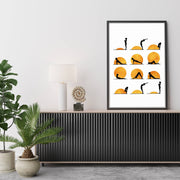 Waverley Curve Sun Wall Art Print — gallery image 11
