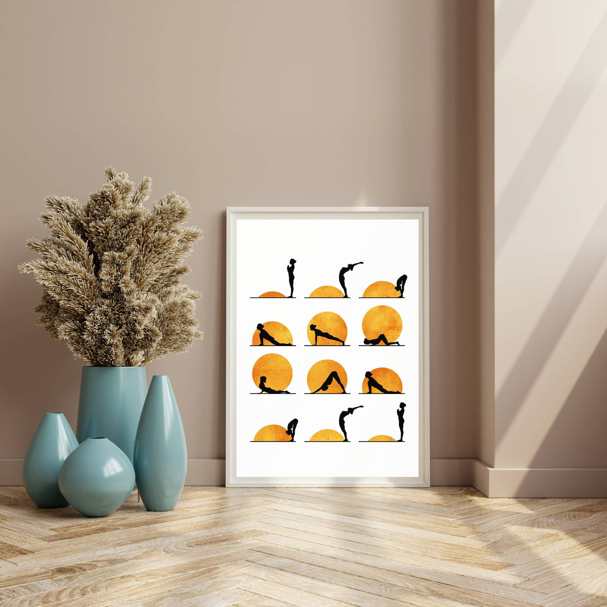 Waverley Curve Sun Wall Art Print — gallery image 2