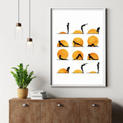 Waverley Curve Sun Wall Art Print — gallery image 7