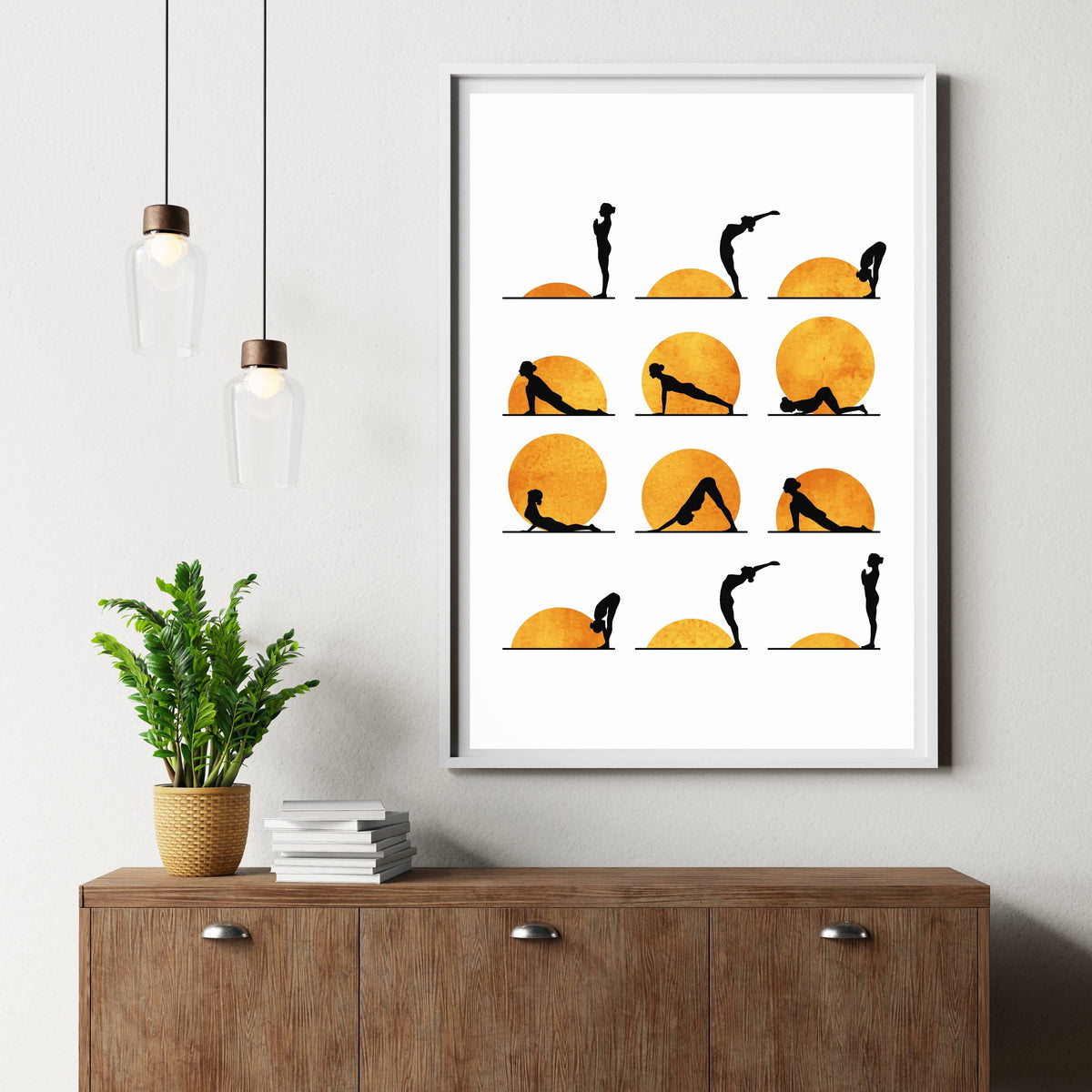 Waverley Curve Sun Wall Art Print — gallery image 7
