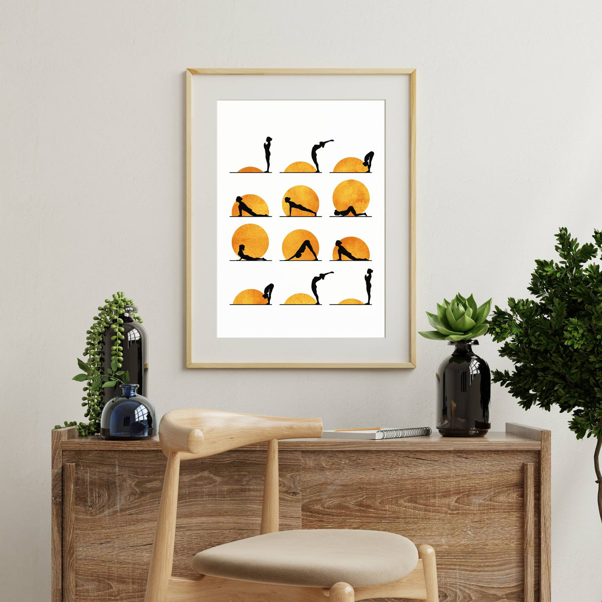 Waverley Curve Sun Wall Art Print — gallery image 10