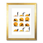 Waverley Curve Sun Wall Art Print — gallery image 32