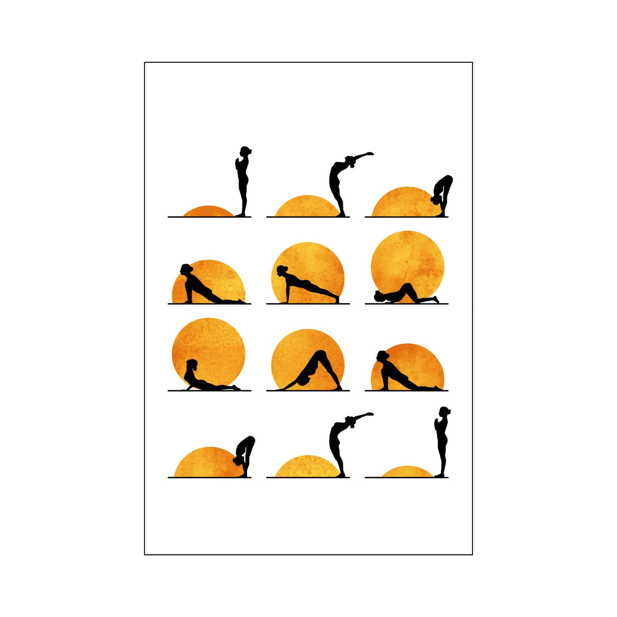 Waverley Curve Sun Wall Art Print — gallery image 28