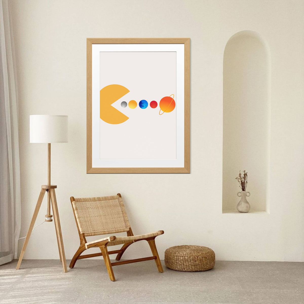 Asterwood Curve Wall Art Print — gallery image 7