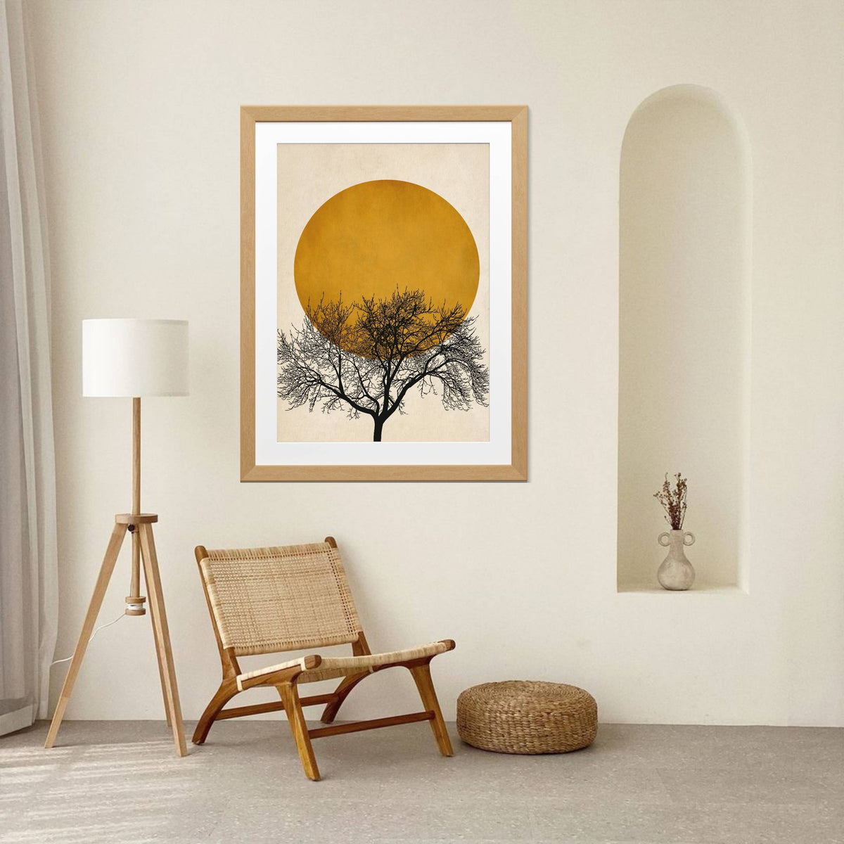 Thornfield Curve Sun Wall Art Print — gallery image 4