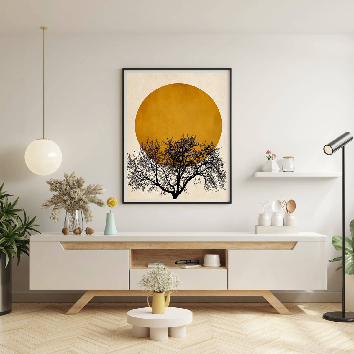 Thornfield Curve Sun Wall Art Print — gallery image 6