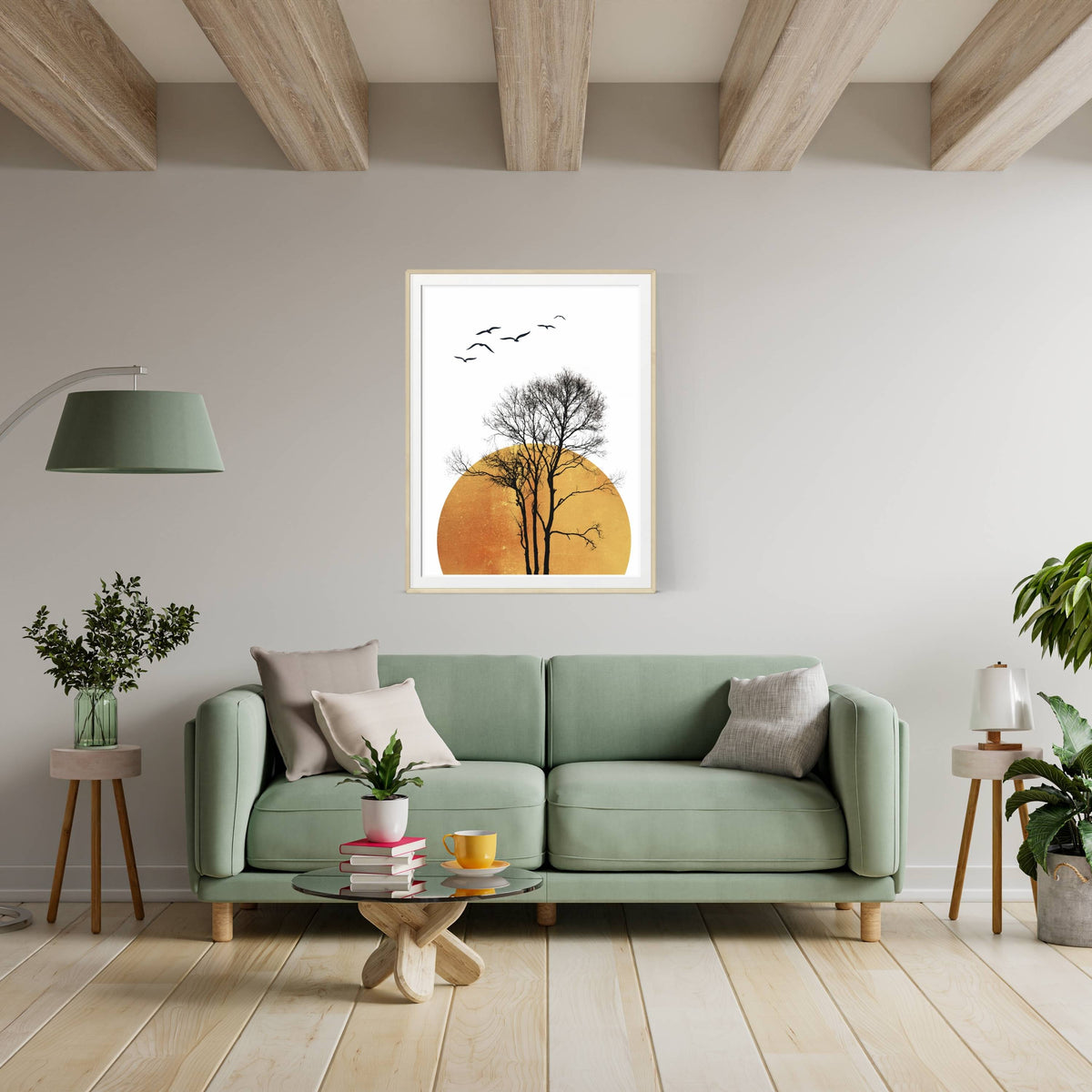 Elmwood Curve Bird Wall Art Print — gallery image 10