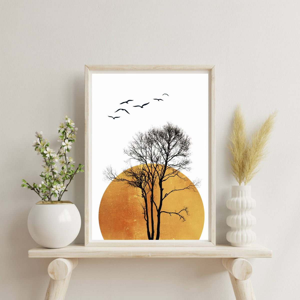 Elmwood Curve Bird Wall Art Print — gallery image 7