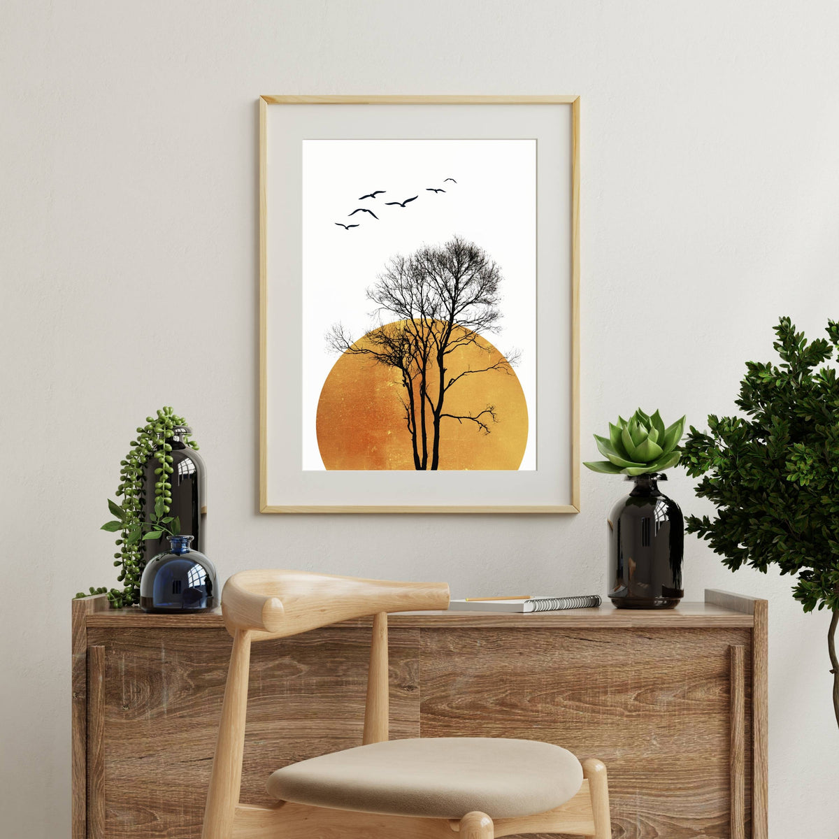 Elmwood Curve Bird Wall Art Print — gallery image 15