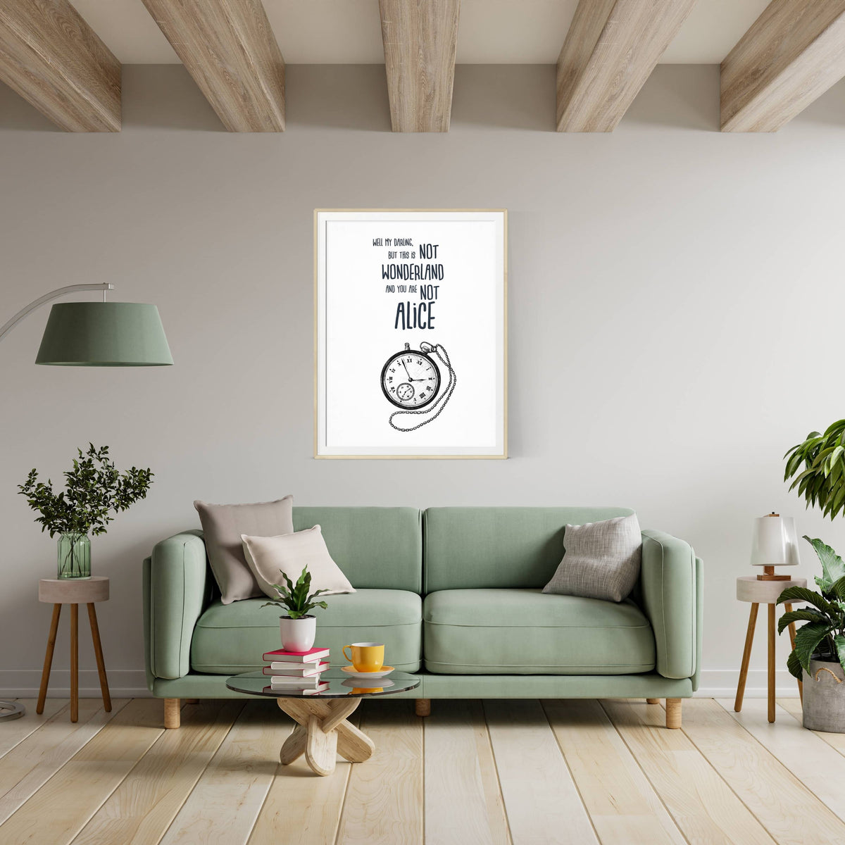 Beechwood Curve Wall Art Print — gallery image 13
