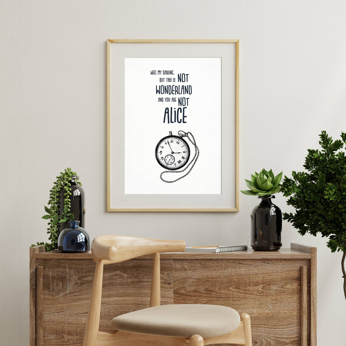 Beechwood Curve Wall Art Print — gallery image 2