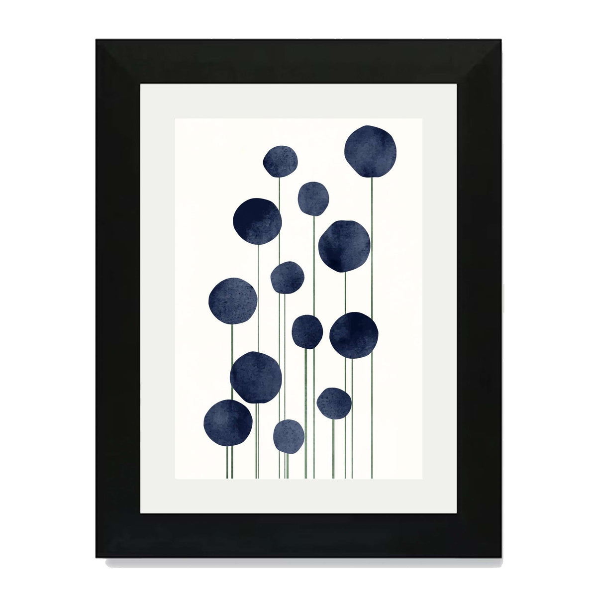 Bayberry Curve Floral Wall Art Print — gallery image 20