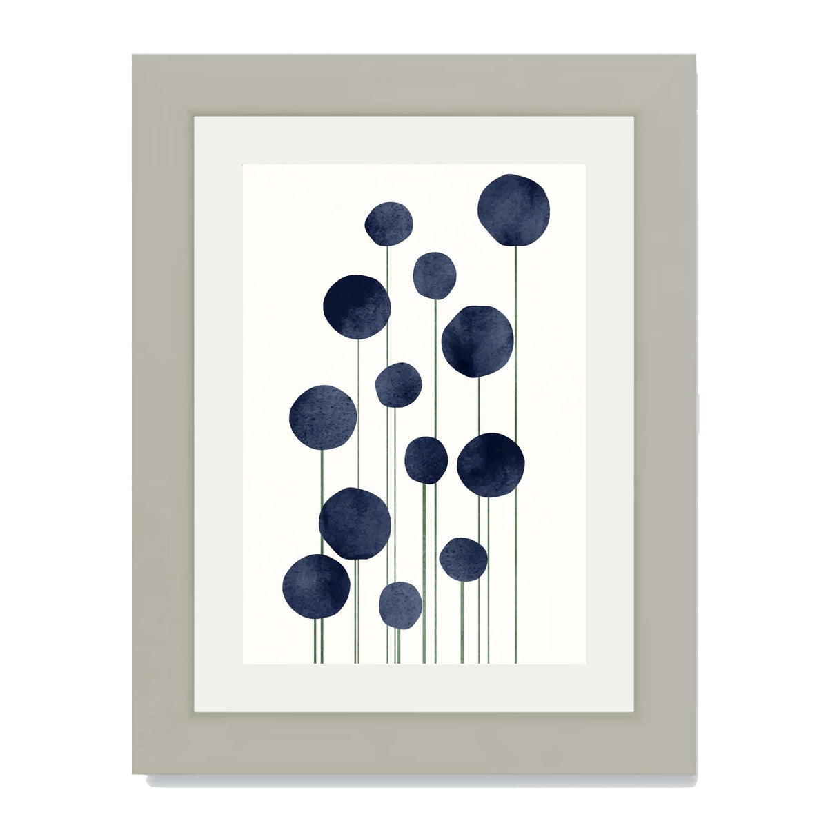 Bayberry Curve Floral Wall Art Print — gallery image 31