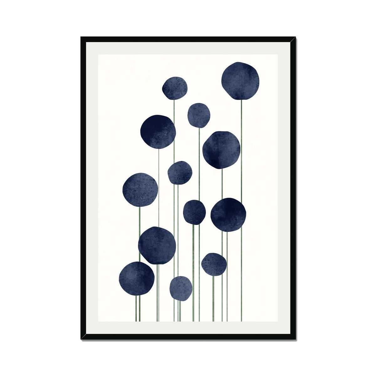 Bayberry Curve Floral Wall Art Print — gallery image 26