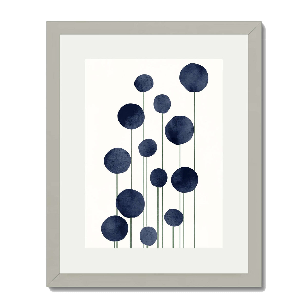 Bayberry Curve Floral Wall Art Print — gallery image 32