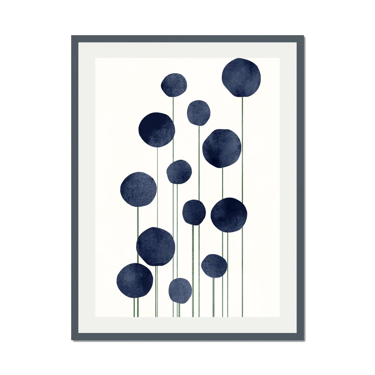 Bayberry Curve Floral Wall Art Print — gallery image 29