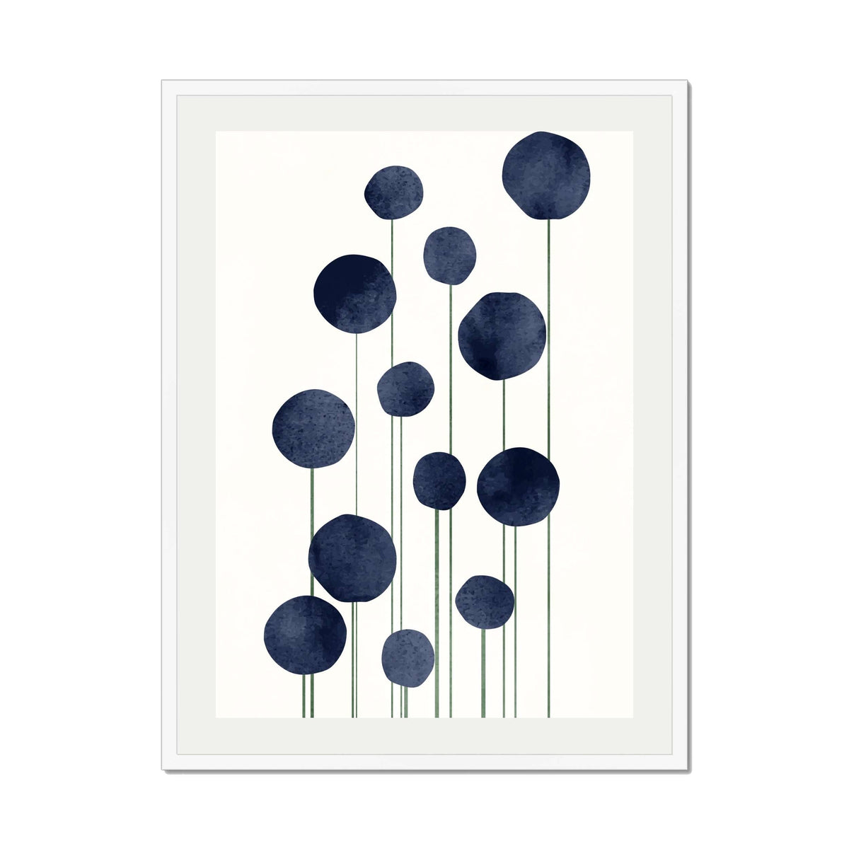 Bayberry Curve Floral Wall Art Print — gallery image 37