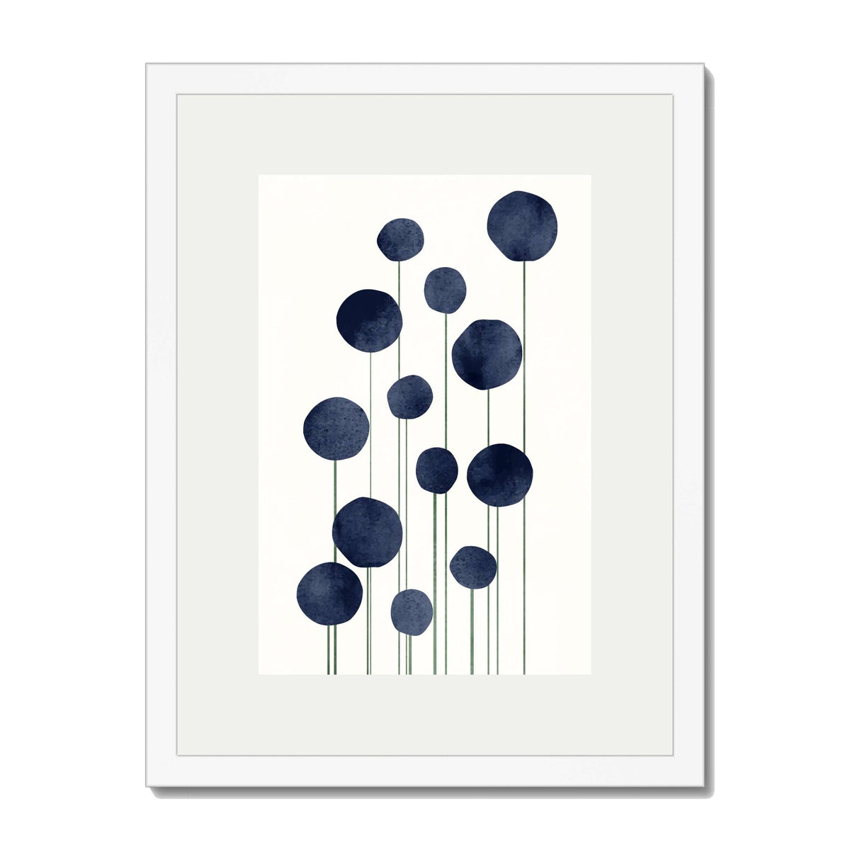 Bayberry Curve Floral Wall Art Print — gallery image 36