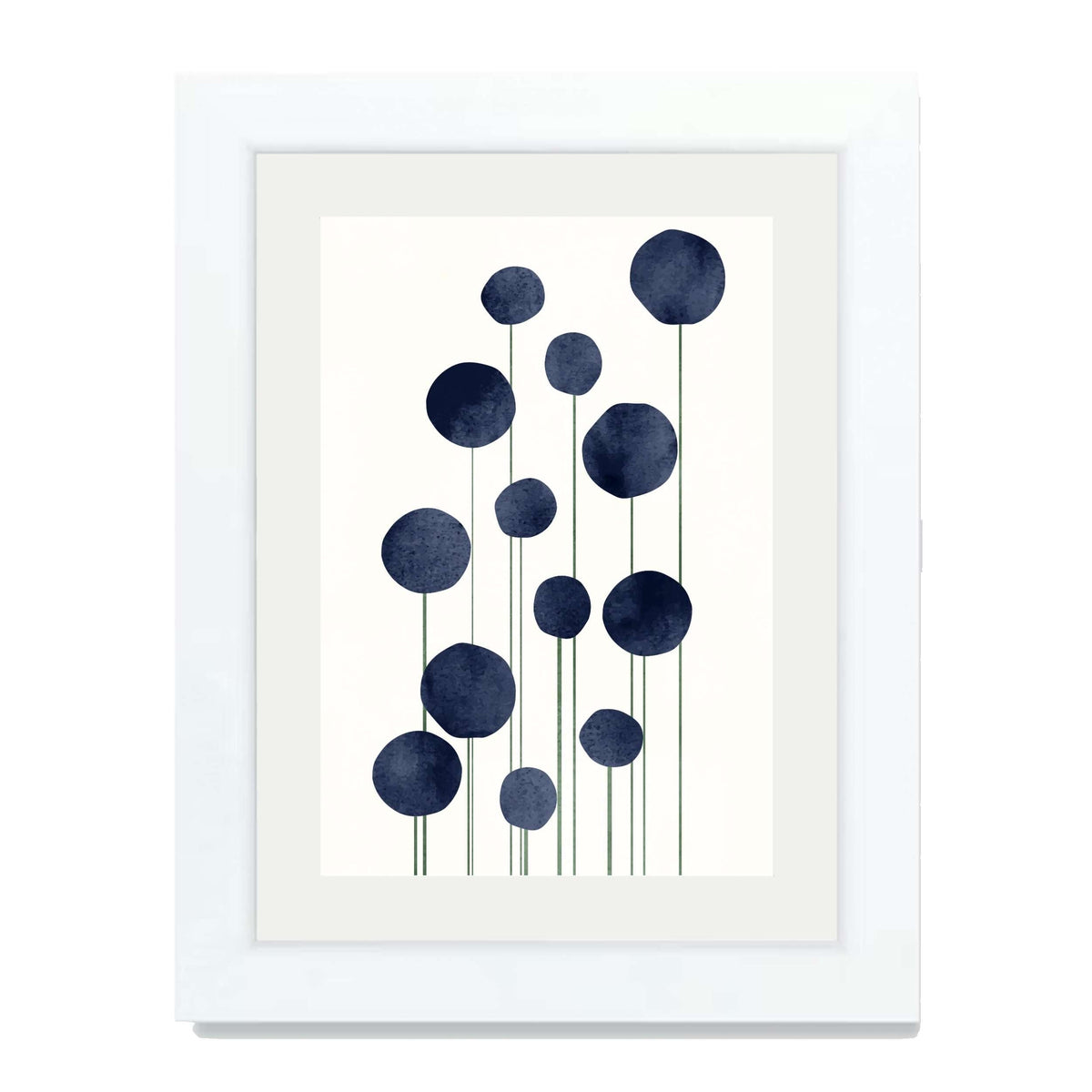 Bayberry Curve Floral Wall Art Print — gallery image 35
