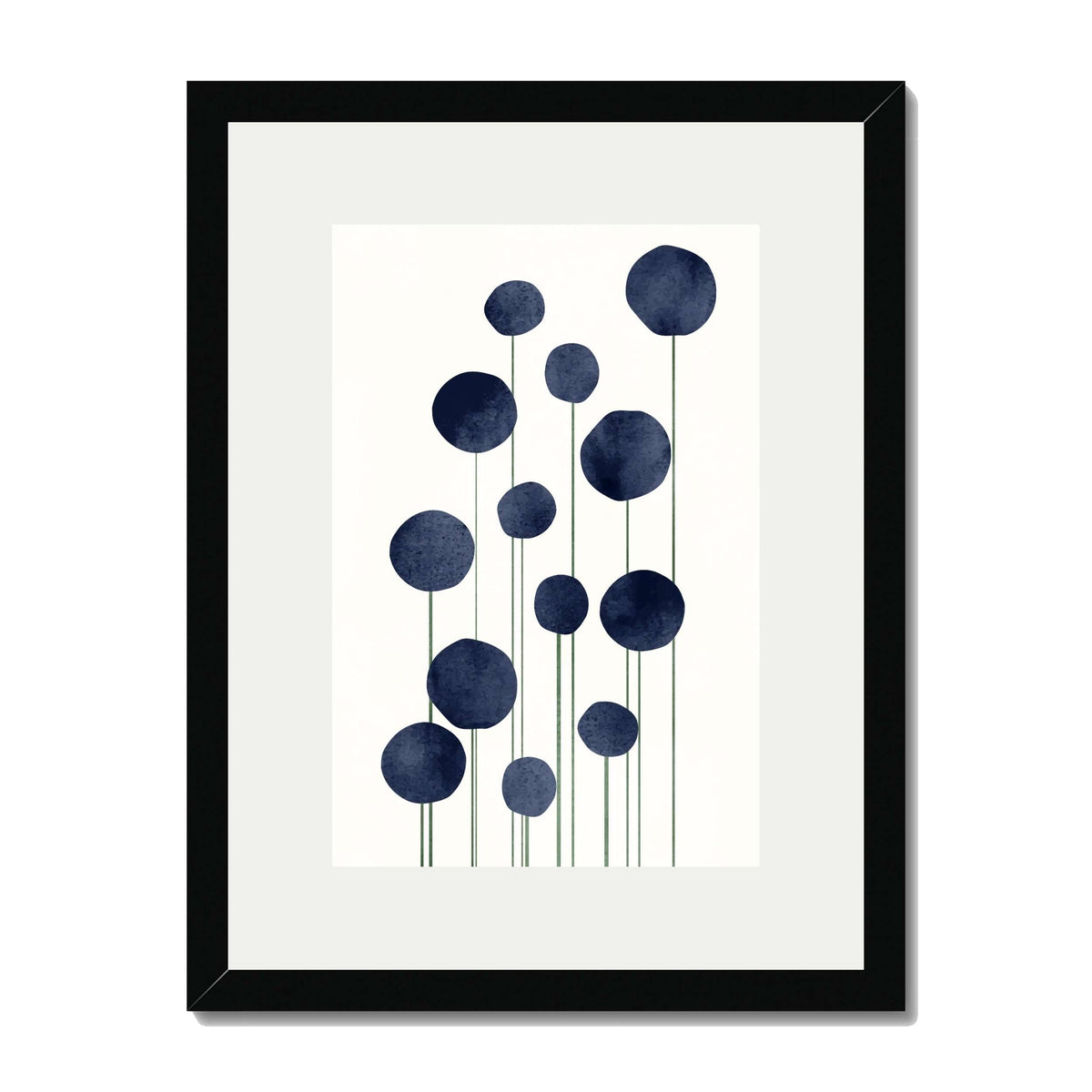 Bayberry Curve Floral Wall Art Print — gallery image 24