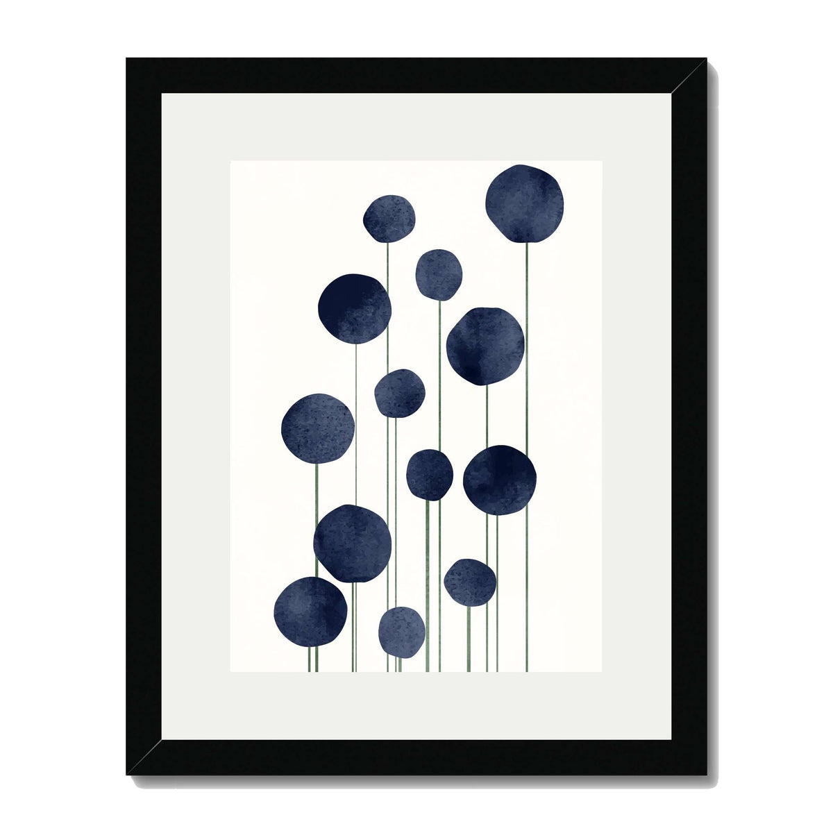 Bayberry Curve Floral Wall Art Print — gallery image 23