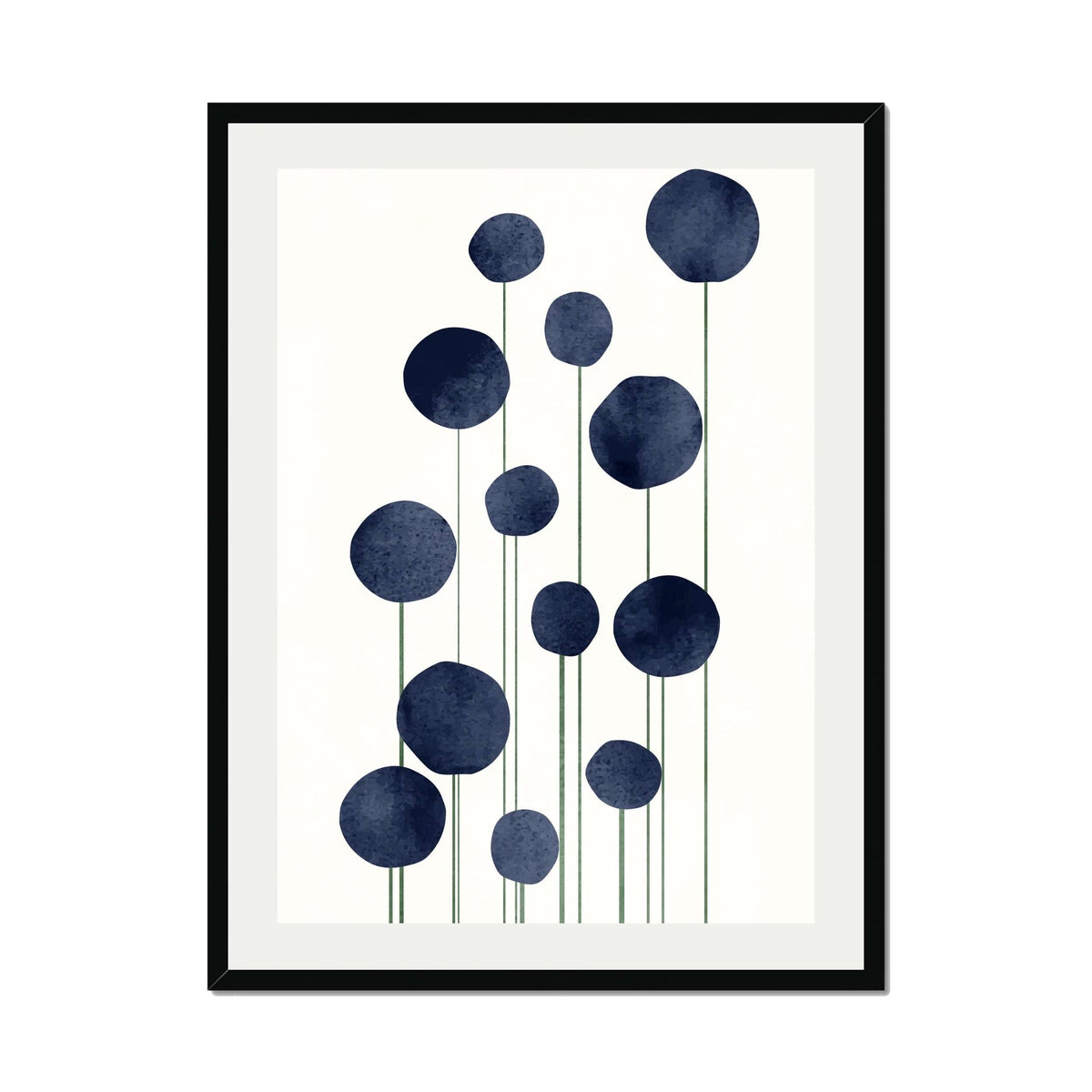 Bayberry Curve Floral Wall Art Print — gallery image 25