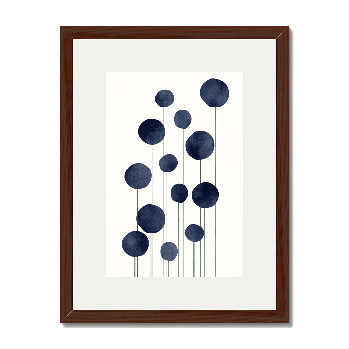 Bayberry Curve Floral Wall Art Print — gallery image 42