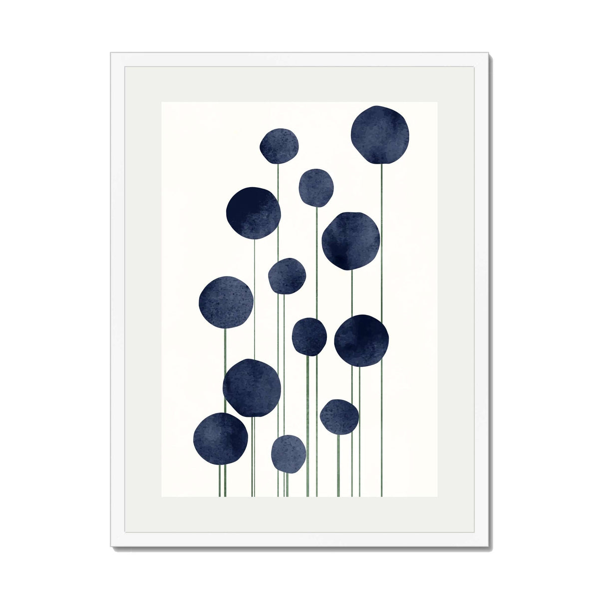 Bayberry Curve Floral Wall Art Print — gallery image 60