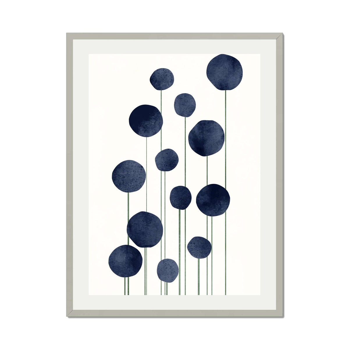 Bayberry Curve Floral Wall Art Print — gallery image 38