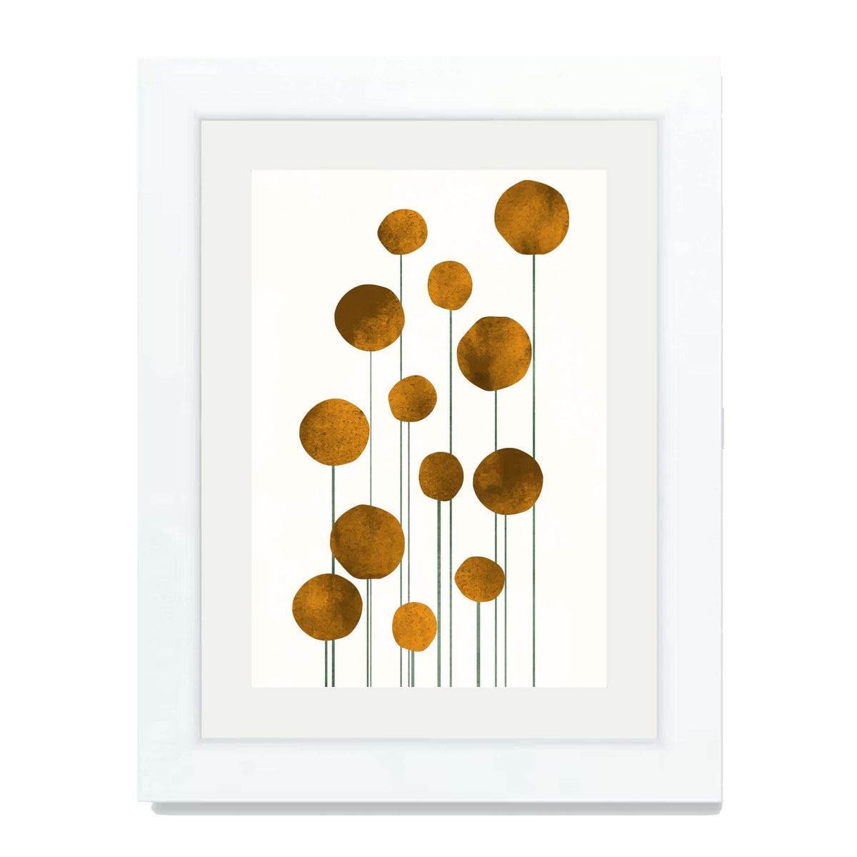 Laurelwood Curve Floral Wall Art Print — gallery image 42