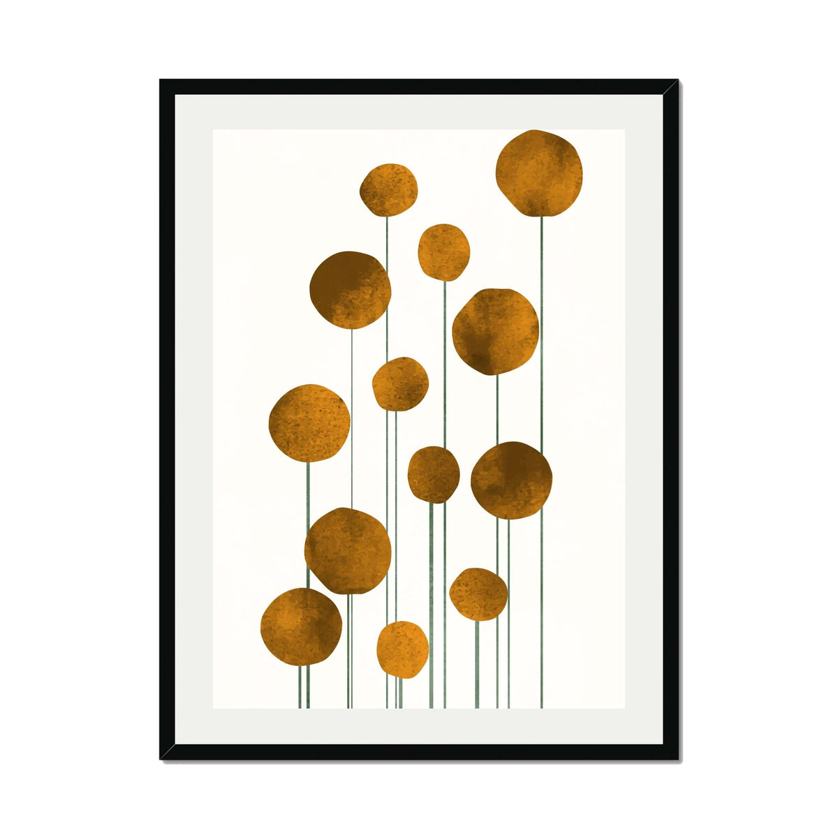 Laurelwood Curve Floral Wall Art Print — gallery image 22