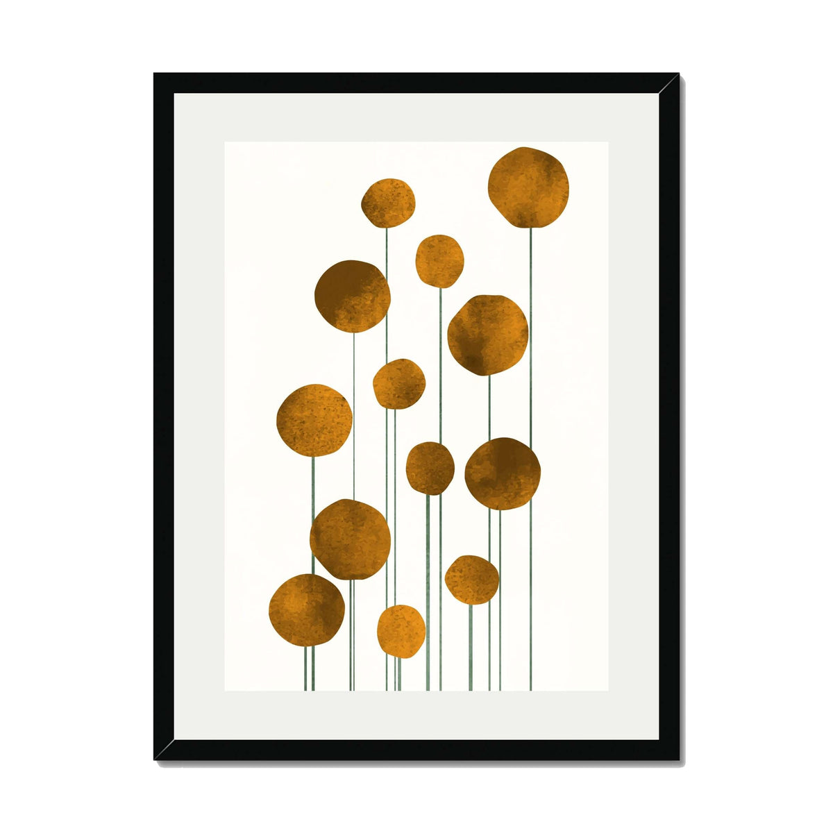 Laurelwood Curve Floral Wall Art Print — gallery image 21