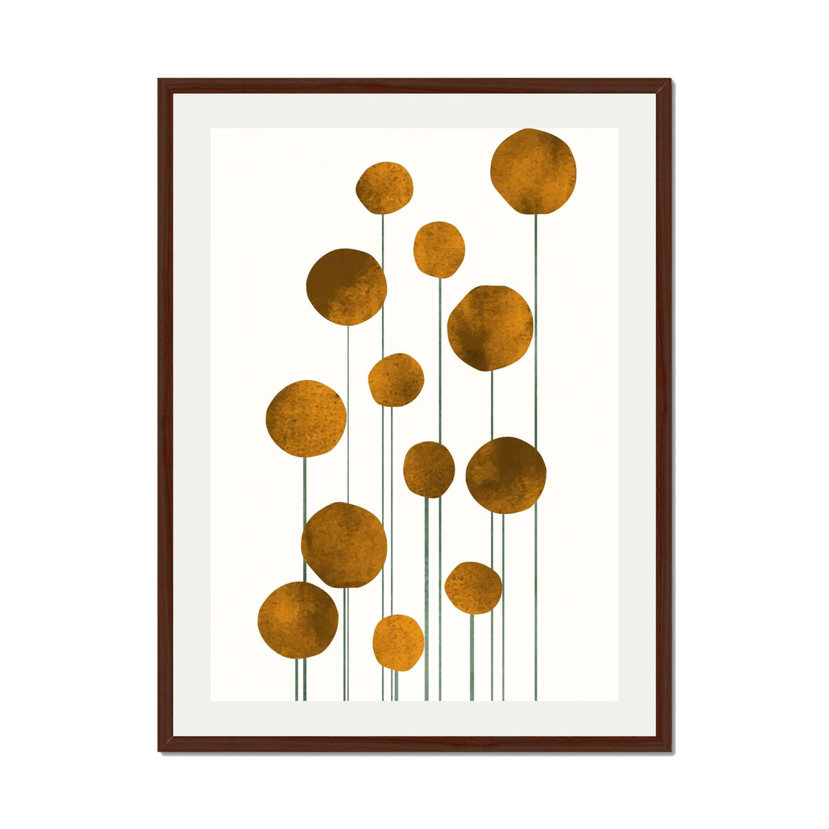Laurelwood Curve Floral Wall Art Print — gallery image 49