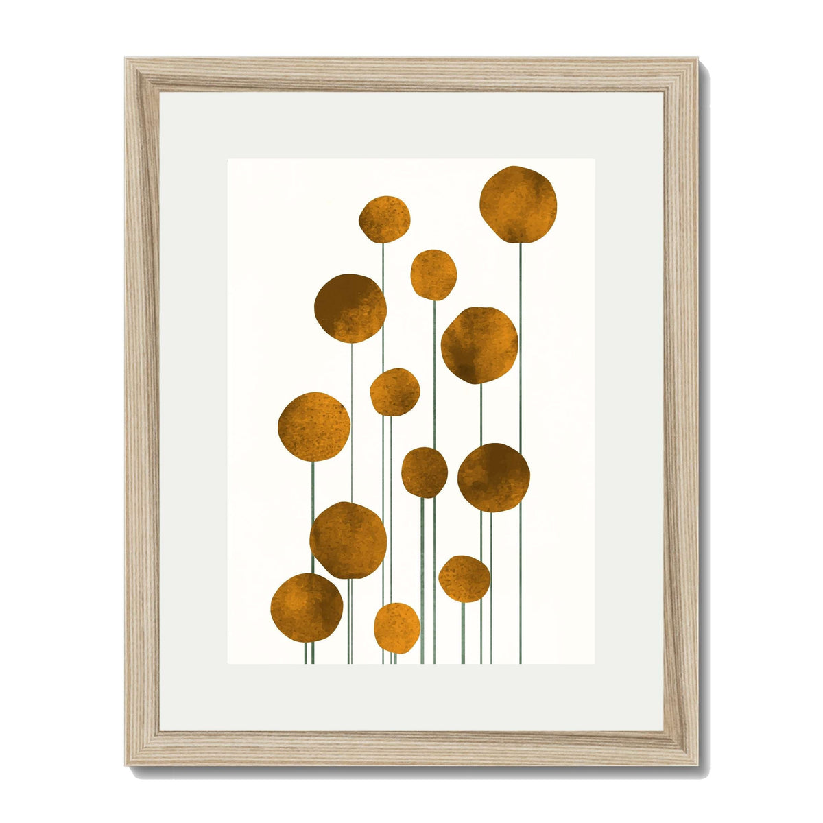 Laurelwood Curve Floral Wall Art Print — gallery image 57