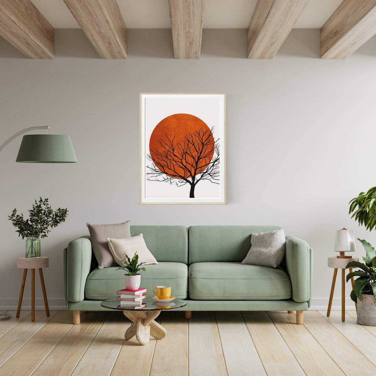 Redfern Curve Sun Wall Art Print — gallery image 8