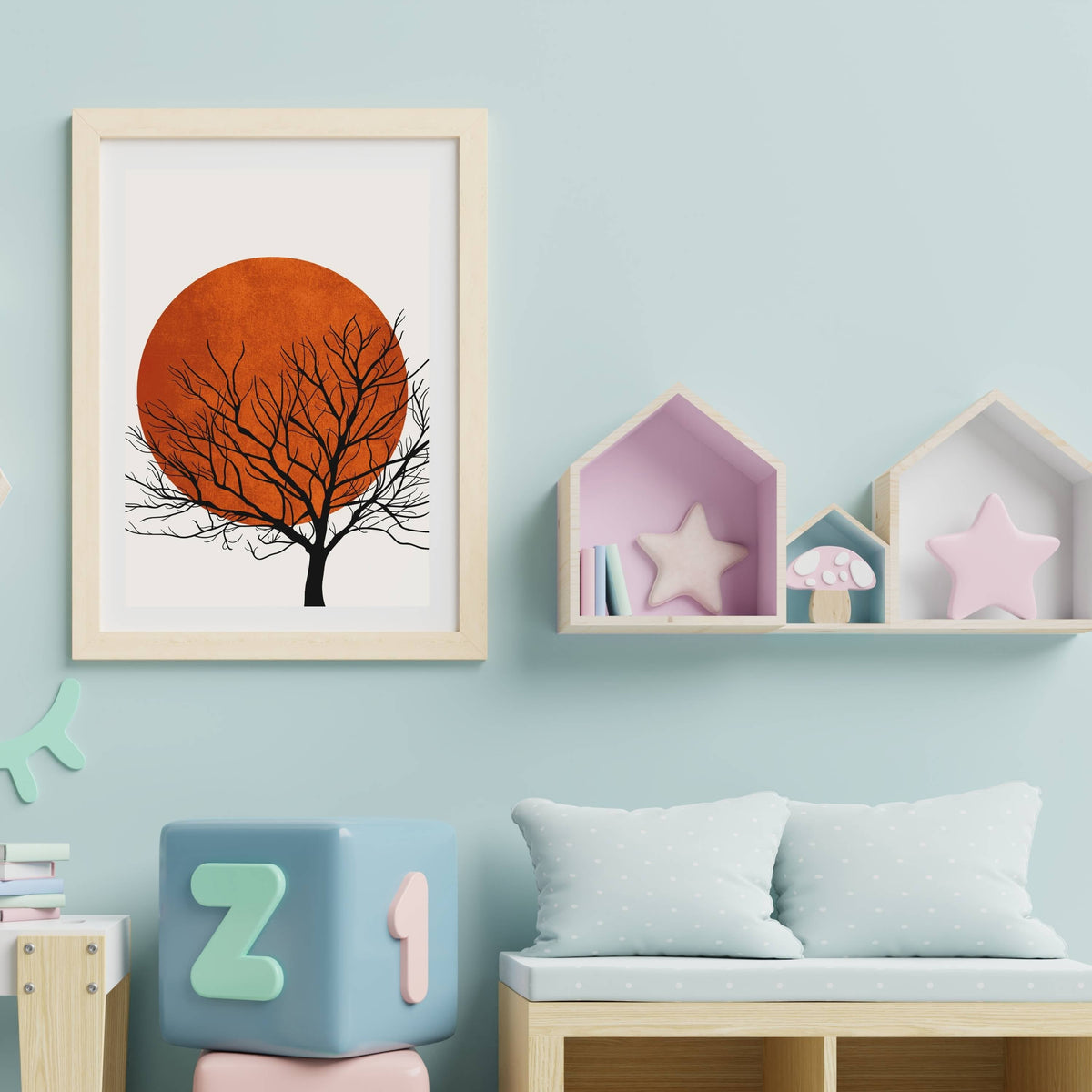 Redfern Curve Sun Wall Art Print — gallery image 18